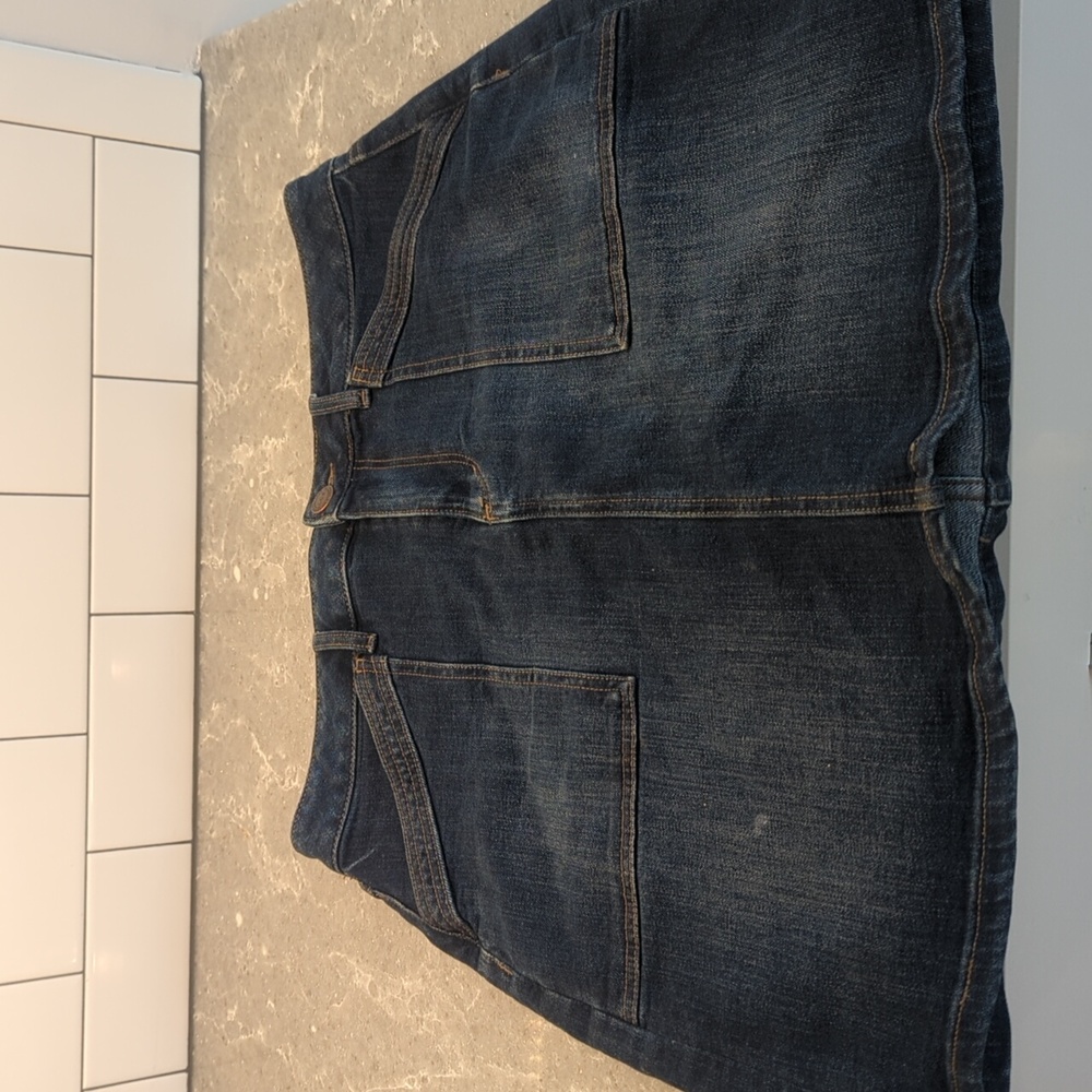 Loft jean skirt
